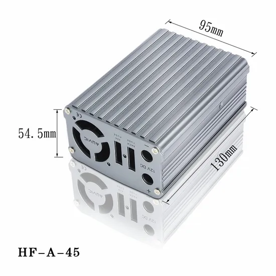 Caja de conexiones de gabinete de extrusión de aluminio anodizado para caja de distribución eléctrica